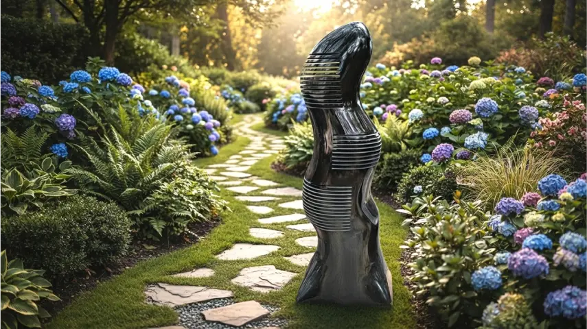 Standing Sound Stone Sculpture