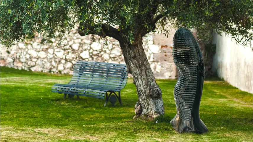 Standing Sound Stone Sculpture